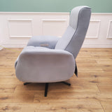 CLEARANCE The Astral - 360 Swivel Dual Motor Riser Recliner with Heat & Massage - Duck Egg CLEARANCE-2912