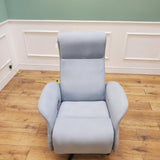 CLEARANCE The Astral - 360 Swivel Dual Motor Riser Recliner with Heat & Massage - Duck Egg CLEARANCE-2912
