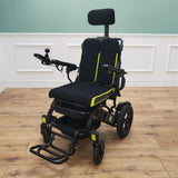 CLEARANCE- The Ultra Comfort Elite - Reclining, Leg Elevating, Sine-Wave Long-Range Folding Power Wheelchair - CLEARANCE 3016
