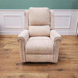 CLEARANCE The Bourne - Dual Motor Riser Recliner - Cream -CLEARANCE-3053