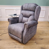 CLEARANCE The Highgrove - Luxury 4-Motor Riser Recliner - Palladium Grey CLEARANCE 3058