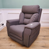 CLEARANCE The Ultra Comfort - 5 Motor Riser Recliner & Sleeping Chair - Anthracite - CLEARANCE-2341