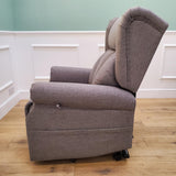 CLEARANCE The Thames - Lateral Back Dual Motor Riser Recliner - Antelope CLEARANCE-2374