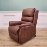 CLEARANCE The Avon - Dual Motor Riser Recliner - Brown CLEARANCE-2389