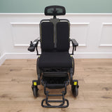 CLEARANCE The Ultra Comfort Elite - Reclining, Long-Range, Airline Friendly Folding Power Wheelchair with Bluetooth Remote & Raised Leg Platform - CLEARANCE-2391
