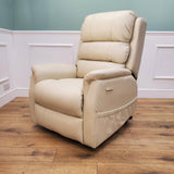 CLEARANCE The Avon - Dual Motor Riser Recliner - Cream CLEARANCE-2416