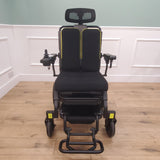 CLEARANCE The Ultra Comfort Elite - Reclining, Long-Range, Airline Friendly Folding Power Wheelchair with Bluetooth Remote & Raised Leg Platform - CLEARANCE-2454