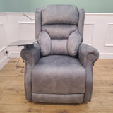 CLEARANCE The Highgrove - Luxury 4-Motor Riser Recliner - Palladium Grey CLEARANCE-2529