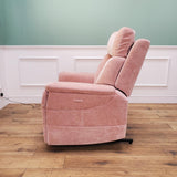 CLEARANCE The Ultra Comfort - 5 Motor Riser Recliner & Sleeping Chair - Pink CLEARANCE-2566