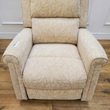 CLEARANCE The Bourne - Dual Motor Riser Recliner - Cream CLEARANCE-2592