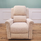 CLEARANCE The Bourne - Dual Motor Riser Recliner - Cream CLEARANCE-2605