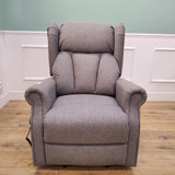 CLEARANCE The Thames - Lateral Back Dual Motor Riser Recliner - Graphite CLEARANCE-2623