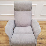 CLEARANCE The Astral Essential - 360 Swivel Dual Motor Riser Recliner - Light Grey CLEARANCE-2642