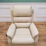 CLEARANCE The Avon - Dual Motor Riser Recliner - Cream CLEARANCE-2709