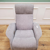 CLEARANCE The Astral Essential - 360 Swivel Dual Motor Riser Recliner - Light Grey CLEARANCE-2736