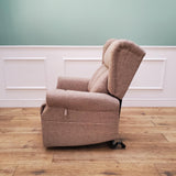 CLEARANCE The Thames - Lateral Back Dual Motor Riser Recliner - Antelope CLEARANCE-2743