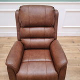 CLEARANCE The Avon - Dual Motor Riser Recliner - Brown CLEARANCE-2806