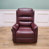 CLEARANCE The Avon - Dual Motor Riser Recliner - Burgundy CLEARANCE-2808