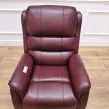 CLEARANCE The Avon - Dual Motor Riser Recliner - Burgundy CLEARANCE-2808