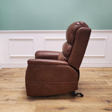 CLEARANCE The Avon - Dual Motor Riser Recliner - Brown CLEARANCE-2826