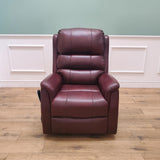 CLEARANCE The Avon - Dual Motor Riser Recliner - Burgundy CLEARANCE-2850
