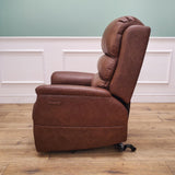 CLEARANCE The Avon - Dual Motor Riser Recliner - Brown CLEARANCE-2883