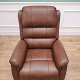 CLEARANCE The Avon - Dual Motor Riser Recliner - Brown CLEARANCE-2883