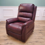 CLEARANCE The Avon - Dual Motor Riser Recliner - Burgundy CLEARANCE-2967