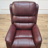 CLEARANCE The Avon - Dual Motor Riser Recliner - Burgundy CLEARANCE-2967