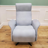 CLEARANCE The Astral - 360 Swivel Dual Motor Riser Recliner with Heat & Massage - Duck Egg CLEARANCE-2973