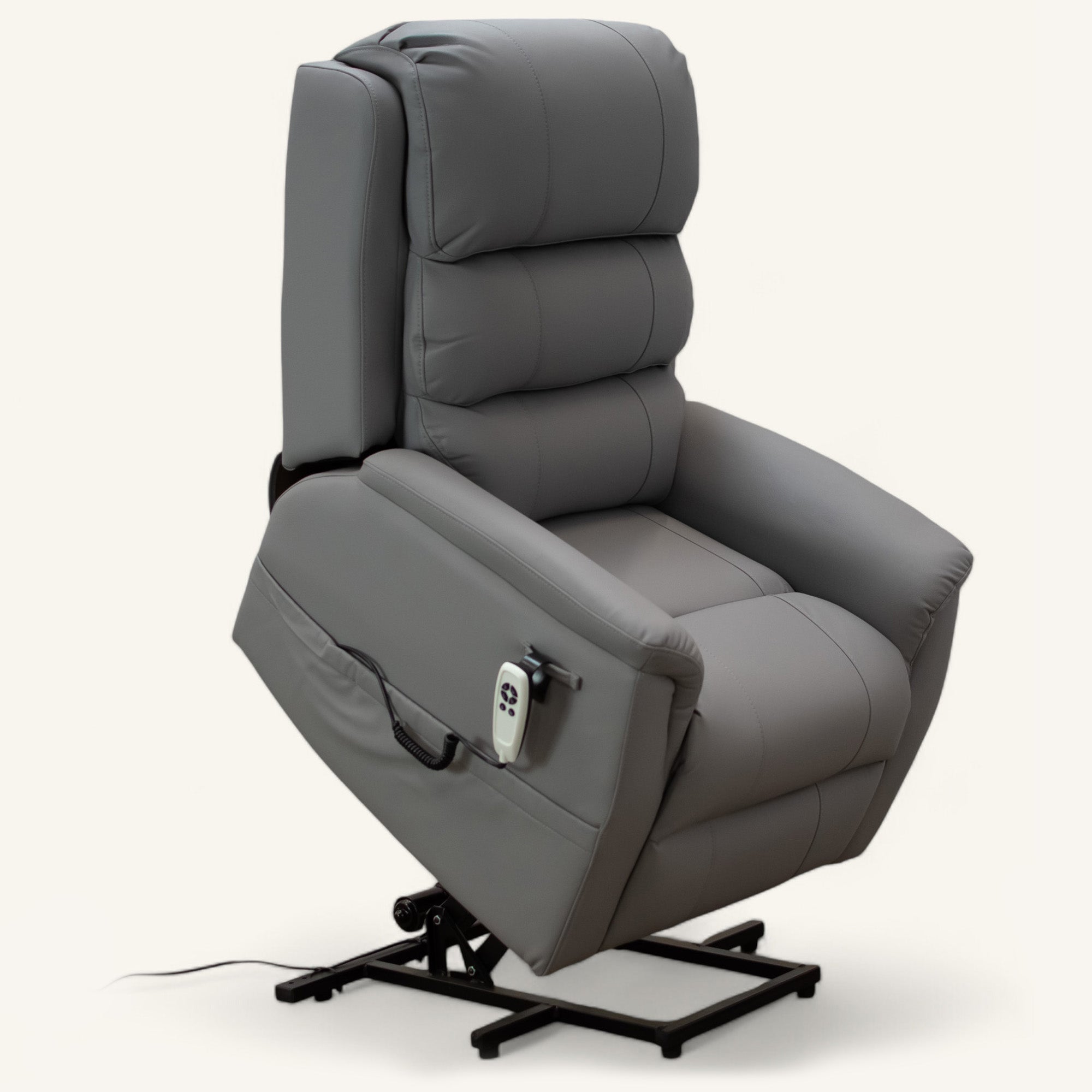 The Avon - Dual Motor Riser Recliner - Grey – Glebe Mobility