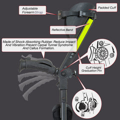 Ergobaum 7G - Long-Term Ergonomic Shock-Absorbing Crutches