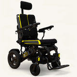 The Ultra Comfort Elite - Reclinng, Long-Range, Airline Friendly Folding Power Wheelchair with Bluetooth Remote & Raised Leg Platform