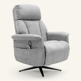 The Astral Lux - Swivel Riser Recliner with Heat & Massage (Grey)
