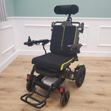 CLEARANCE  The Ultra Comfort Elite - Reclining, Long-Range, Airline Friendly Folding Power Wheelchair with Bluetooth Remote & Raised Leg Platform - CLEARANCE-2276