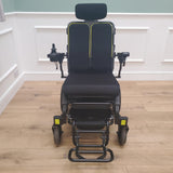 CLEARANCE The Ultra Comfort Elite - Reclining, Long-Range, Airline Friendly Folding Power Wheelchair with Bluetooth Remote & Raised Leg Platform - CLEARANCE-2311