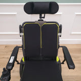 CLEARANCE  The Ultra Comfort Elite - Reclining, Long-Range, Airline Friendly Folding Power Wheelchair with Bluetooth Remote & Raised Leg Platform - CLEARANCE - 2285
