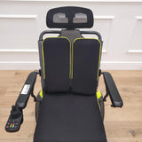 CLEARANCE The Ultra Comfort Elite - Reclining, Long-Range, Airline Friendly Folding Power Wheelchair with Bluetooth Remote & Raised Leg Platform - CLEARANCE - 2316