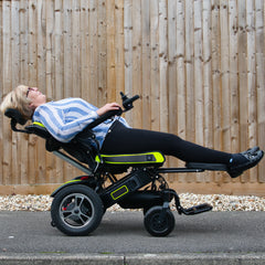 The Ultra Comfort - Heated, Reclining, Folding Powerchair With Footrest & Remote Control