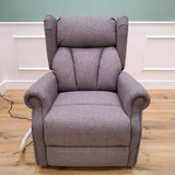 CLEARANCE The Thames - Lateral Back Dual Motor Riser Recliner - Grey