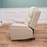 CLEARANCE The Avon - Dual Motor Riser Recliner - Cream -CLEARANCE-2222