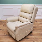 CLEARANCE The Avon - Dual Motor Riser Recliner - Cream -CLEARANCE-2222